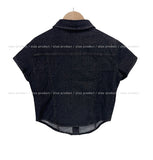 Our Washing Cropped Denim Shirt