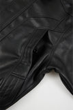 Superior loose leather jacket