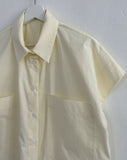 Tapt Big Pocket Crop Shirt
