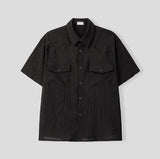 Rodin Wrinkle Two-Pocket Short Sleeve Shirt