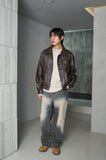 A-2 Washing Leather Jacket