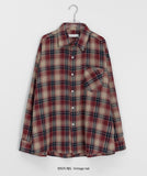 [unisex] Ryokoni Color Check Over Shirt