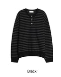 Lao Henley Neck Knit Long Sleeve