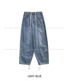 Rocky Big Wide Strap Balloon Denim