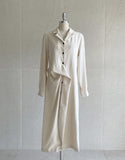 Mazel Collar Shirt Wrap One Piece