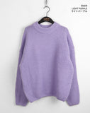 Tamtam cozy vivid round loose fit long sleeve knit