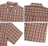 Perry Wrinkle Check Short Sleeve Shirt