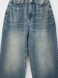 Renen snap wide denim