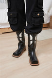 Butterfly Western Middle Boots