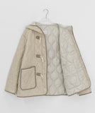 [Unisex] Qgmi Duffle Hood Quilting Padding Jacket