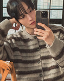 Line Vintage Stripe Knit Cardigan