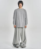 Raw Edge Sculpted Long Sleeve