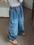 Slat Big Cargo Wide Denim