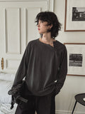 Bor Pigment Snap Long Sleeve