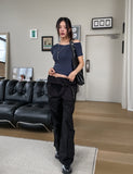 Fold String Under Pocket Cargo Pants
