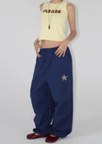 STAR POINT NYLON PANTS