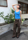 VELCRO SLANT POCKET PANTS