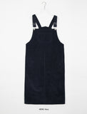 Solpu Corduroy Suspenders One Piece