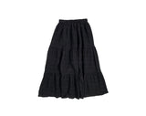 Roit Check Frill Long Banding Skirt