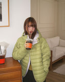 Chad Two-Way String Hood Warmer Overfit Lightweight Padding Jumper