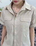 Lokien Pocket Work Half Shirt