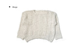 [Plan] Soft Off Loose Fit Angora Knit