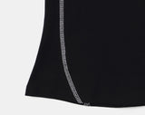 Muune Number Printed V-Neck Short Sleeve T-Shirt