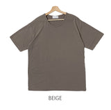 U-neck short sleeve tee