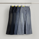 Loose Wide Bootcut Fit Banding Span Denim Pants