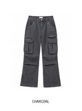 Aki Studded Parachute Cargo Pants