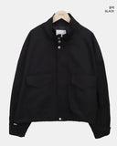 Buen Out Pocket Boxy Bomber Jacket