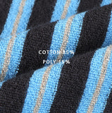 Gaen Terry Stripe Collar Tee