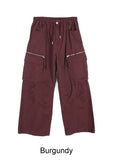 Elden diagonal zipper cargo pants