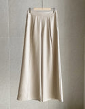 Washia Linen Short Sleeve T Blouse Wide Slacks Set