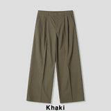 Kiku Ice Linen Two-Tuck Slacks
