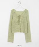 Tomiru Knit Strap Boucle Cardigan