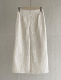 Shumaz Wave Jacquard H-Line Skirt