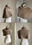 Blon Polar Knit Shawl Cape Warmer