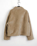 Shitao Mustang Collar Duffle Short Coat