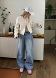 SIDE FOLD WASHING DENIM