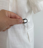Lovell Tailored Strap Linen Jacket