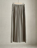 Cento Two-Pin Tuck Wide Straight Slacks