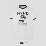 Cops Printing Short Sleeve T-shirt