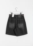 Mercoub Bijo Black Blue Bermuda Pants