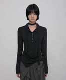 Asymmetrical Draped Shirt
