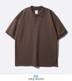 Pins Over Fit Collar Short Sleeve T-Shirt