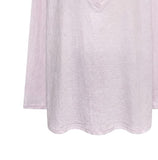 Awning Deep V-Neck Long Sleeve
