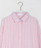 Myuna Summer Stripe Linen Over Shirt