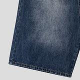 Tailor washed Bermuda denim pants