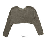 DAMAGE CROP KNIT